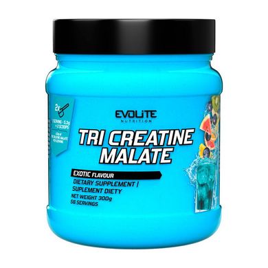 Tri Creatine Malate Evolite Nutrition 300 g exotic купить в Киеве и Украине