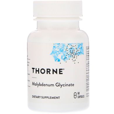 Гліцинат молібдену Thorne Research (Molybdenum Glycinate) 60 капсул