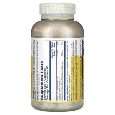 Цитрат кальция повышенной усваиваемости Solaray (Calcium Citrate) 1000 мг 240 капсул купить в Киеве и Украине