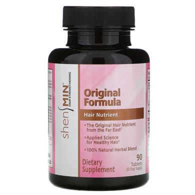 Живильний засіб для волосся, оригінальна формула, Shen Min Hair Nutrient Original Formula, Natrol, 90 таблеток