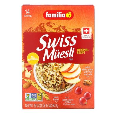 Швейцарські мюслі, оригінальний рецепт, Familia, 32 унції (908 г)