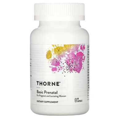 Пренатальні вітаміни Thorne Research (Basic Prenatal) 90 капсул
