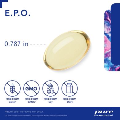 Масло примулы вечерней Pure Encapsulations (E.P.O.) 500 мг 100 капсул купить в Киеве и Украине