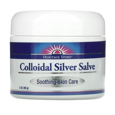 Мазь з колоїдним сріблом Heritage Store (Colloidal Silver Salve) 60 г