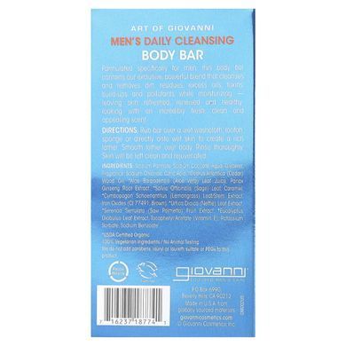Daily Cleansing Soap for Men with Ginseng and Eucalyptus
