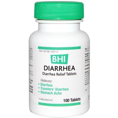 BHI, засіб від діареї, MediNatura, 100 таблеток
