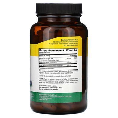 Буферизированный витамин C Country Life (Buffered Vitamin C) 500 мг 250 таблеток купить в Киеве и Украине