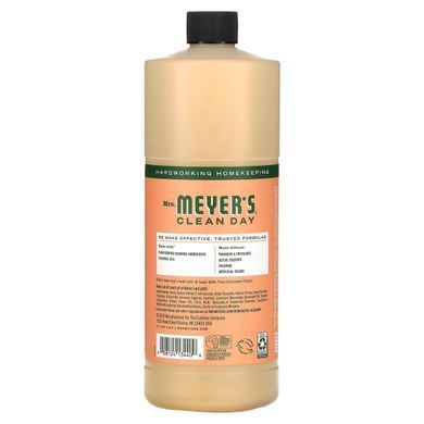 Мультиповерхневий концентрат, герань, Mrs. Meyers Clean Day, 32 фунтов унции (946 мл) купить в Киеве и Украине