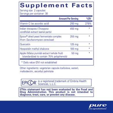 Вітаміни від алергії Pure Encapsulations (Aller-Essentials) 60 капсул