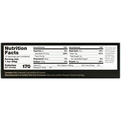 Протеїнові батончики з суперпродуктом, тісто для печива, Dr. Murray's, 12 батончиків, 2,05 унції (58 г) кожен