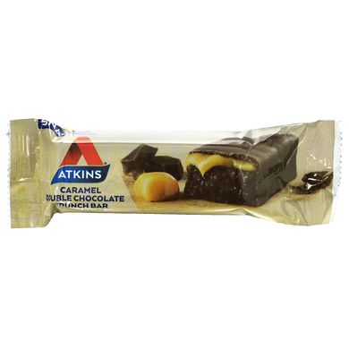 Батончики з карамеллю і подвійним шоколадом хрусткі Atkins (Chocolate Bar Advantage) 5 бат. по 44 г