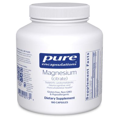Магній Цитрат Pure Encapsulations (Magnesium Citrate) 180 капсул