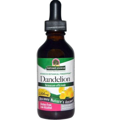 Корінь кульбаби слабоалкогольний Nature's Answer (Dandelion) 2000 мг 60 мл