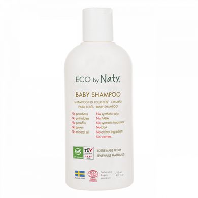 Органічний дитячий шампунь ECO BY NATY Baby Shampoo EcoCert 200 мл