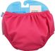 Багаторазовий і вбираючий підгузник для плавання, для 2-річних малюків, яскраво-рожевий, i play Inc, 1 шт фото