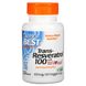 Транс-ресвератрол 100, Trans-Resveratrol 100 with Resvinol, Doctor's Best, 100 мг, 60 рослинних капсул фото