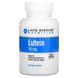 Лютеин, Lutein, Lake Avenue Nutrition, 10 мг, 60 вегетарианских капсул фото