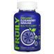 Fruily, Organic Elderberry Immunity with Vitamins C and D, Zinc, Fruit Mix, 50 Chewable Candies