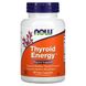 Витамины для щитовидной железы энергия Now Foods (Thyroid Energy) 90 растительных капсул фото