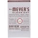 Салфетки для сушильной машины запах лаванды Mrs. Meyers (Dryer Sheets Lavender Scent) 80 шт фото