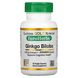 Гінко Білоба California Gold Nutrition (Ginkgo Biloba Extract) 120 мг 60 вегетаріанських капсул фото
