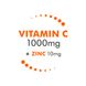 Биоглан Витамин С и Цинк Bioglan (Vitamin C + Zink) 1000 мг 20 шипучих таблеток фото