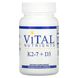 Vital Nutrients, K2-7 + D3, 60 вегетаріанських капсул фото