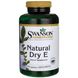 Витамин E, Natural Dry Vitamin E, Swanson, 400 МЕ, 250 капсул фото
