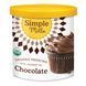 Organic, chocolate glaze with coconut oil, Simple Mills, 10 oz (283 g).