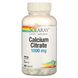 Цитрат кальцію підвищеної засвоюваності Solaray (Calcium Citrate) 1000 мг 240 капсул фото