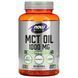 Масло МСТ Now Foods (MCT Oil) 1000 мг 150 гелевых капсул фото