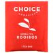Чай Ройбуш органик без кофеина Choice Organic Teas (Herbal Tea Rooibos) 16 штук 36 г фото