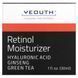 Moisturizing cream with retinol and hyaluronic acid, ginseng and green tea, Yeouth, 30 ml