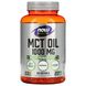 Масло МСТ Now Foods (MCT Oil) 1000 мг 150 гелевых капсул фото
