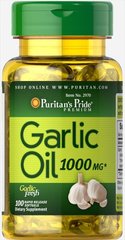 Чесночное масло, Garlic Oil, Puritan's Pride, 1000 мг, 100 капсул купить в Киеве и Украине