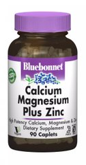 Кальцій Магній Цинк Bluebonnet Nutrition (Calcium Magnesium Zinc) 90 капсул