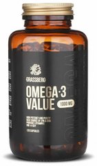 Омега-3 Grassberg (Omega-3 Value) 1000 мг 120 капсул купить в Киеве и Украине
