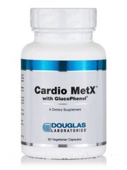 Вітаміни для серця з глюкофенолом Douglas Laboratories (Cardio MetX with GlucoPhenol) 60 вегетаріанських капсул