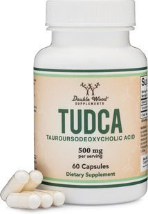 Тудка (Тауросодезоксіхолева кислота) Сіль жовчних кислот Double Wood (TUDCA) 60 капс
