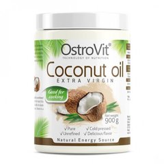 Кокосове масло, COCONUT OIL EXTRA VIRGIN, OstroVit, 900 г