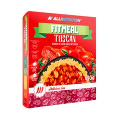 Страва з високим вмістом білка макарони з куркою в тусканському соусі Allnutrition (FitMeal Tuscan) 420 г