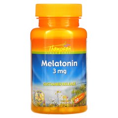 Мелатонин, Thompson, 3 мг, 30 таблетки купить в Киеве и Украине