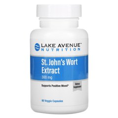 Екстракт звіробою, St. John's Wort Extract, Lake Avenue Nutrition, 300 мг, 90 вегетаріанських капсул