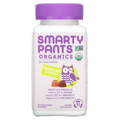 Органический продукт, Полноценные витамины для малышей, SmartyPants, 60 вегетарианских жевательных таблеток купить в Киеве и Украине