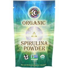 Необроблений органічний порошок спіруліни, Earth Circle Organics, 4 унції (113 г)