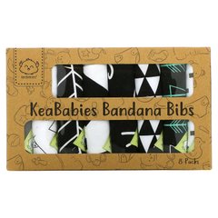 KeaBabies, Нагрудники-бандани, Baby Boss, 8 шт. В упаковці
