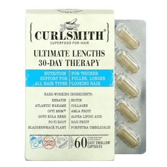 Curlsmith, 30-денна терапія для максимальної довжини, 60 капсул для легкого ковтання