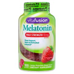 Мелатонин VitaFusion (Max Strength Melatonin) 10 мг 100 жевательных таблеток купить в Киеве и Украине
