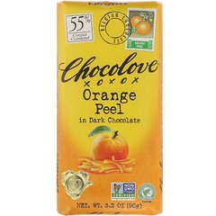 Чорний шоколад з апельсином Chocolove (Dark Chocolate) 90 г
