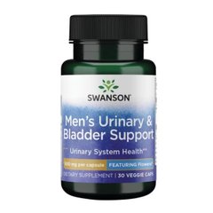 Підтримка сечового міхура у чоловіків Swanson (Mens Urinary Bladder Support) 30 вегетеріанських капсул